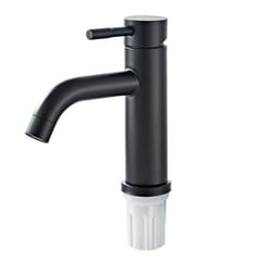Stainless Steel Single Handle Bathroom Basin Sink Faucet DN 15