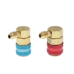 R-12 to R-134A Air Conditioning Refrigerant Connector High Low Adapter