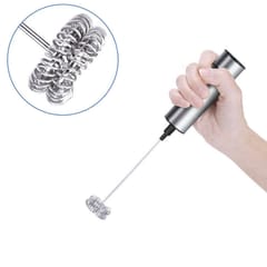 Electric Double Handheld Milk Frother for Making Cappuccinos Hot Chocolates