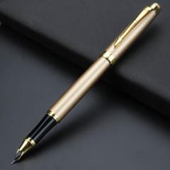 Luxury Golden Fountain Pen Business Gift Pen Calligraphy Ink Refill Pen