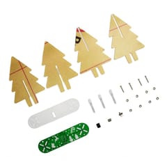 LED Light 3D Christmas Tree DIY Kit Gift Green PCB