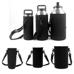 Insulated Neoprene Water Bottle Holder Bag Case Pouch Cover Adjustable