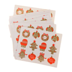 Happy Christmas Sealing Stickers Envelope Card Paste DIY Craft Decoration