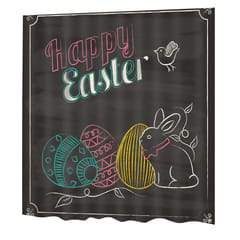 Happy Easter Shower Curtain Custom Shower Curtain 180x180 cm
