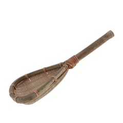 Handmade Bamboo Food Mesh Strainer Woven Rice Strainer Colander Spoon