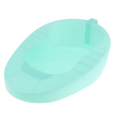 Professional Plastic Bedpan Bed Pan for Elderly Women Men Green