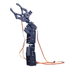 1pc 4-DOF Manipulator Robot Arm Gripper L-Bracket Cup Bearing Steering Wheel