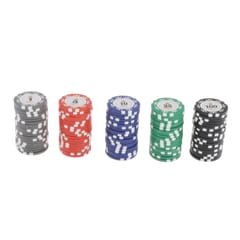 100 Poker Chips Casino Supply Card Game Token