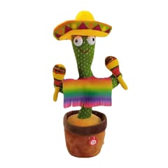 Electronic Dancing & Singing Cactus Knitted Fabric Dolls