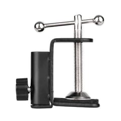 C-shaped Arm Stand Clamp Desk Mounting Clamp with Adjustable (Black)