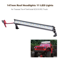 147mm Roof Headlights RC Off-Road Dome 11 LED Lights for (Black)