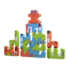 15 Pcs Animals Stacking Toys tumama Balance Blocks Stacking (Multicolor)