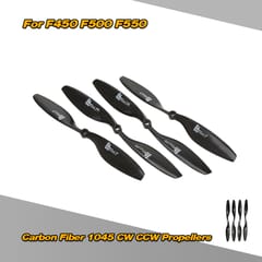 2 Pairs HJ Carbon Fiber 1045 10 * 4.5" CW CCW Propellers ()