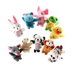 Colorful Animal Doll Kids Glove Hand Puppet Soft Plush Toys Finger Toys