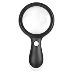 10X Handheld Magnifier Lighted Magnifying Glass Lens Large