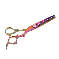 Professional Hair Thinning Teeth Shears Stainless Steel Multicolor