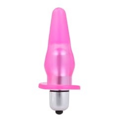 Anal Vibrator Butt Plug Unisex Powerful Dildo Bullet Pink