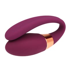 7 Speeds Double Vibrator G-Spot Massager U Shape Vibrators Purple