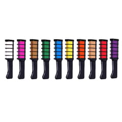 10 Colors Hair Chalk Comb Hair Dye Temporary Bright Hair Multicolor