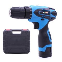 VOTO 16.8V Stepless Speed Regulation Rechargeable Hand Drill Set Electric Drill Power Tools with LED Light, AC 220V, US Plug, Random Color Delivery