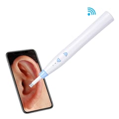 1.0MP HD Camera Wireless Visual Ear Cleaning Inspection Endoscope with 6 LEDs, IP67 Waterproof, Lens Diameter: 5.5mm, Handle Length: 15cm