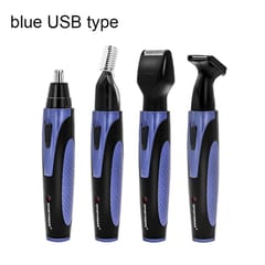 SPORTSMAN Four-in-one USB Rechargeable Ear Nose Trimmer Beard Face Shaver Eyebrows Hair Trimmer For Men
