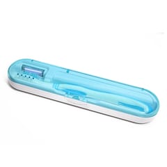 AT-08 Plastic Transparent Battery Toothbrush Case UV Disinfection Toothbrush Case