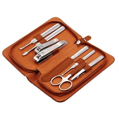8 in 1 Nail Care Clipper Pedicure Manicure Kits  with Leather Bag
