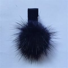 Lovely Soft Fur Pompom Mini Ball Gripper Hairclips Children Hair Clip Hair Accessories)