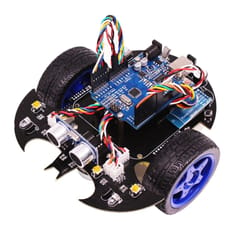 Robot Car Kit Arduino Electronic Robotics Starter Learning Building Kits Bat Smart Robots Toy for Programmable STEM Education