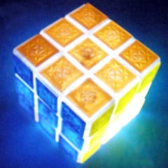 55mm LED 3*3*3 Square Magic Cube