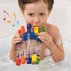 5 PCS/Set Children Colorful Water Flutes Bath Tub Tunes Toys Fun Music Sounds Baby Shower Bath Toy