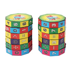 2 PCS Educational Numeral Magic Cube / Mathematical Formular Cube for Children