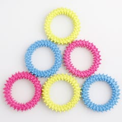 10 PCS Spiked Sensory Decompression Ring Toy Decompression Chain, Random Colour Delivery