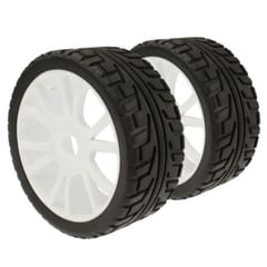 1:8 Rubber Sponge Racing RC Cars 1/8 Buggy Tyre Wheel Set for RC Model, 4 Pcs in One Packaging, the Price is for 4 Pcs