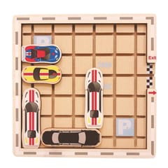 Moving Car Game Children Educational Logical Thinking Training Wooden Parent-Child Interaction Toy