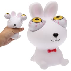 Rabbit Model Tricky Extrusion Eye Toy Zoolife Popeyes (White)