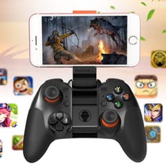 RKGAME 4th Wireless Bluetooth Gamepad Game Controller, For Android & iOS & PC (Black)