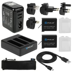 PULUZ 12 in 1 Accessories Wall Charger Combo Kits for GoPro HERO4