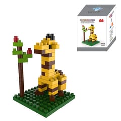 Giraffe Cartoon Assembled Children DIY Enlightenment Assembled Building Blocks Educational Intelligence Toy