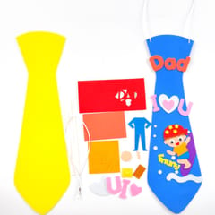 Make Your Own Fathers Day Tie Kit Necktie Holiday Gift DIY
