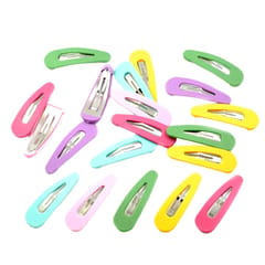 20 Pieces Candy Color Snap Hair Clip BB Hair Clip Barrettes for Girl Toddler