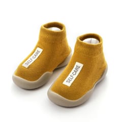 Unisex Baby Walkers Toddler Soft Rubber Sole Shoe Knit Anti-slip Booties