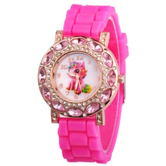 Animal Dial Palte Cute Design Wrist Watch Fashionable Quartz