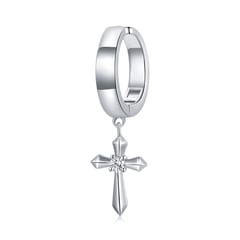 S925 Sterling Silver Cross Pendant DIY Bracelet Necklace Accessories