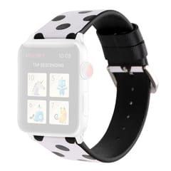 Fashion Wave Dot Series Leather Replacement Watchbands For Apple Watch