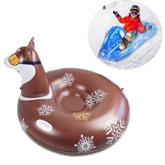 Children Inflatable Ski Laps Snowboard Adult Inflatable Snow Toy