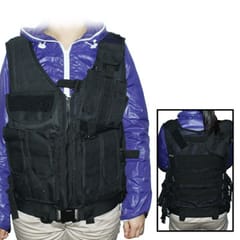 Nylon Anti-cut & Wear-resistant Vest Waistcoat (Black)