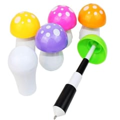 4 PCS Creative Stretch Ballpoint Pen Mushroom Pen Kawaii Stationery Kids Fine Gifts Office Supplies Random Color Delivery