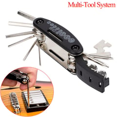 15 in 1 Luthier Multi Tool System Multifunction Screwdriver (Black)